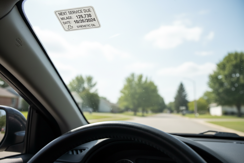 Custom Oil Change Stickers: A Simple Way to Keep Customers Coming Back