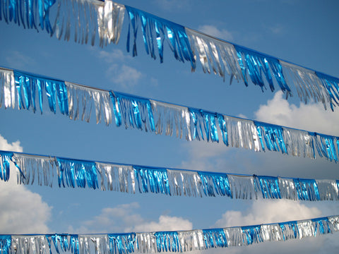 Car Lot Metallic Streamers