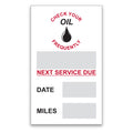 Oil Change Static Cling Stickers | US Auto Supplies