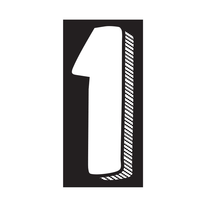 Car Window Numbers (7.5 Inch)