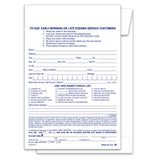 Automotive Night Drop Envelopes | US Auto Supplies