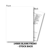 Exterior Buyers Guide Forms