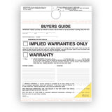 FTC Used Car Buyers Guide | US Auto Supplies