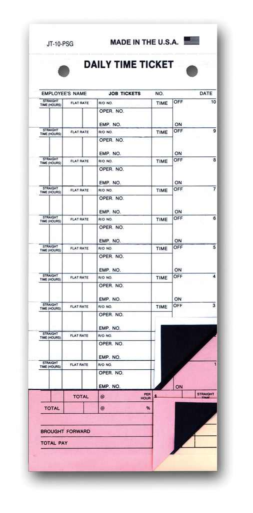 Job Time Tickets | US Auto Supplies