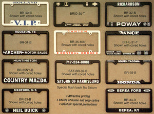Dealership License Plate Frames | US Auto Supplies