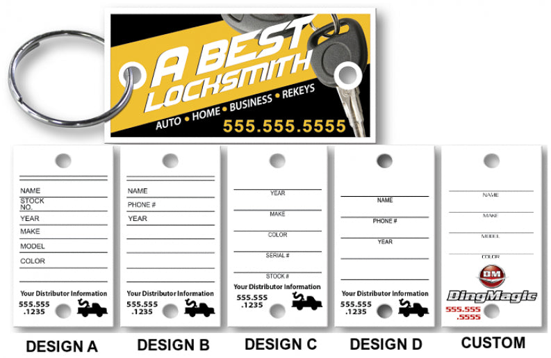 Plastic Key Tags | US Auto Supplies