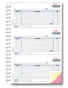 Purchase Order Book DSA-127-NC