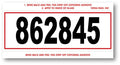 Dealership Supplies I Stock Number Mini Signs - US Auto Supplies