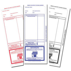 Dealer Addendum Stickers - US Auto Supplies