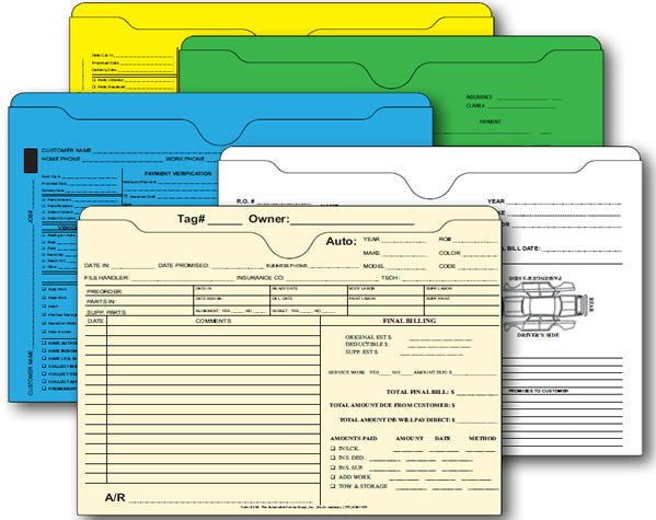 Repair Order Jackets | US Auto Supplies