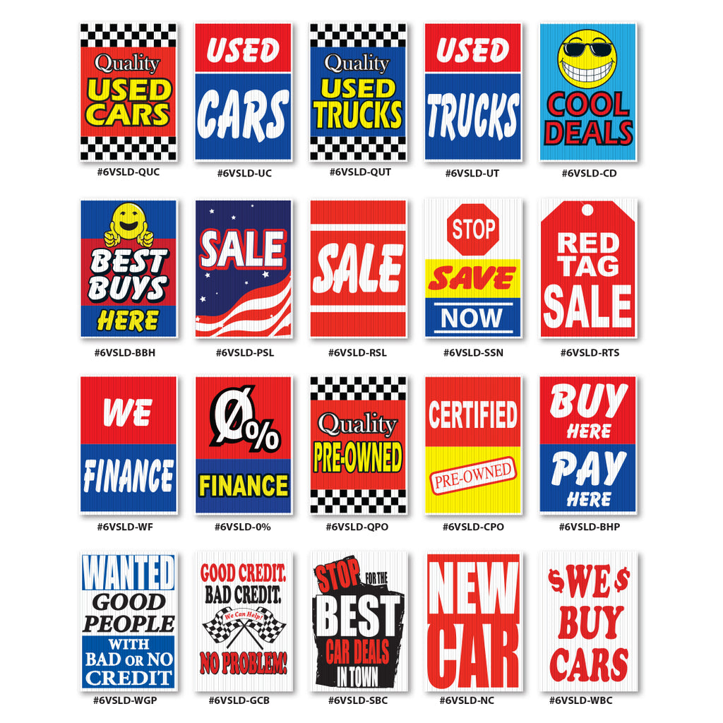 Car Dealer Under Hood Signs | US Auto Supplies