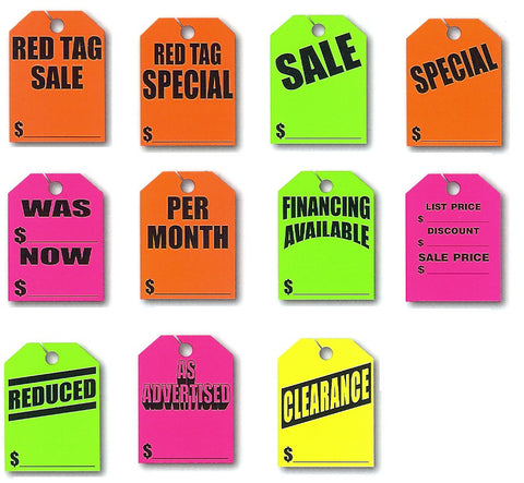 Rear View Mirror Hang Tags