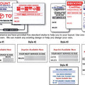 Auto Service Reminder Stickers