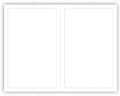 Exterior 2-Up Blank Dealer Window Stickers