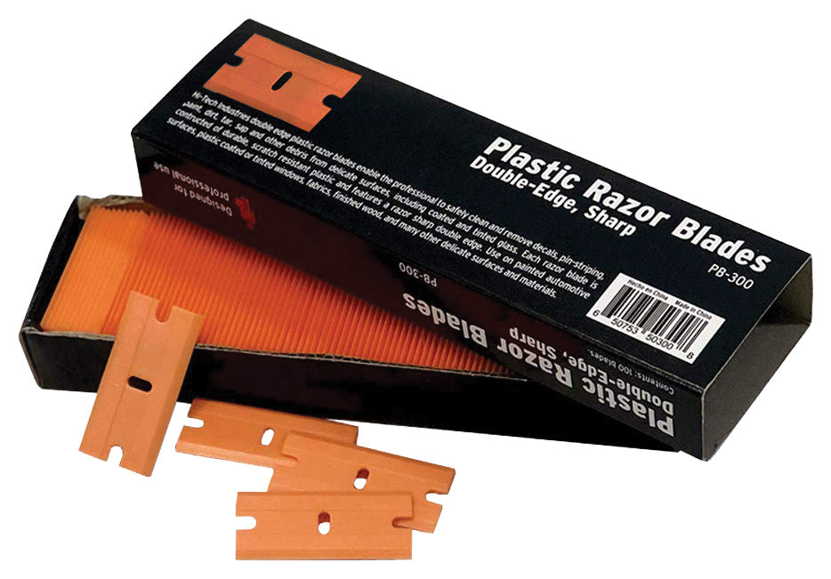 Plastic Razor Builders Double-Edge Plastic Razor Blades | US Auto Supplies | US AUTO SUPPLIES