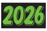 Black Green Model Year Stickers | US Auto Supplies