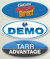 Custom Oval Windshield Stickers (Full Color)