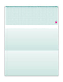 Green security check stock paper