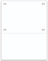 Narrow Temporary License Plate Tags