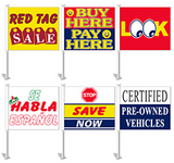 Car Window Flags - Slogans