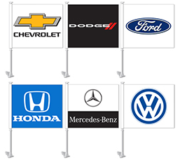 Car Window Flags - Car Manufacturer