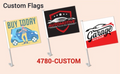 Custom Car Window Flags for Car Dealerships (25 Pack)