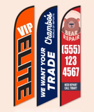 Custom Swooper Flags for Car Dealerships
