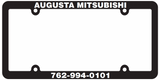 Custom Dealer License Plate Frames - Screen Printed