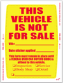 Detailed Not For Sale Stickers