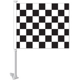Car Window Flags - Solids / Checkered
