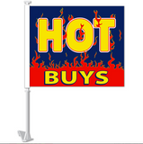 Car Window Flags - Slogans