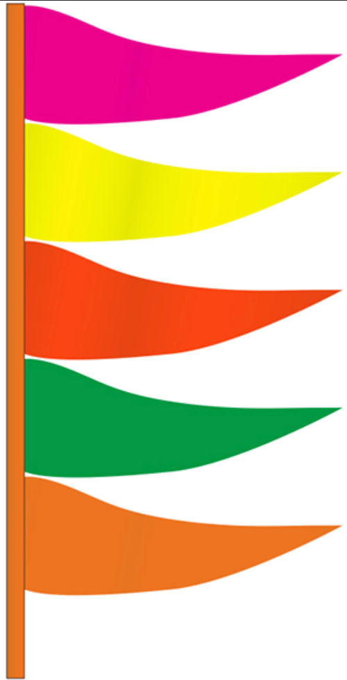 Antenna Flag Pennants (1 Dz)