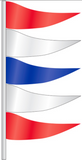 Antenna Flag Pennants (1 Dz)