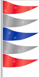Antenna Flag Pennants (1 Dz)