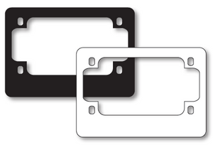 Motorcycle Dealer License Plate Frames - Silkscreen