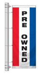 Car Dealership Slogan Bracket Pole Flags