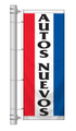 Spanish Car Dealership Slogan Bracket Pole Flags