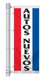 Spanish Car Dealership Slogan Bracket Pole Flags