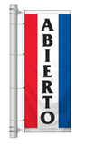 Spanish Car Dealership Slogan Bracket Pole Flags