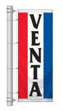 Spanish Car Dealership Slogan Bracket Pole Flags