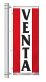Spanish Car Dealership Slogan Bracket Pole Flags