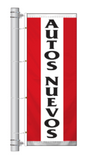 Spanish Car Dealership Slogan Bracket Pole Flags