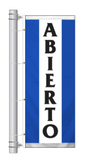 Spanish Car Dealership Slogan Bracket Pole Flags