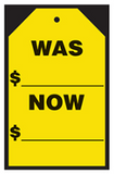 Was/Now Windshield Price Stickers