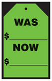 Was/Now Windshield Price Stickers