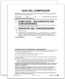 Exterior Buyers Guide Forms