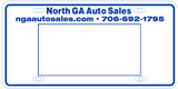 Temporary Plate Tag | US Auto Supplies