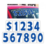 Blue Die-Cut Windshield Digits | US Auto Supplies 