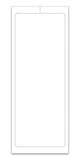 Blank Interior Dealer Addendum Stickers (4.25" x 11")