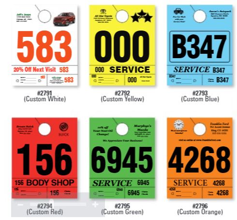 Custom Vehicle Hang Tags | US Auto Supplies